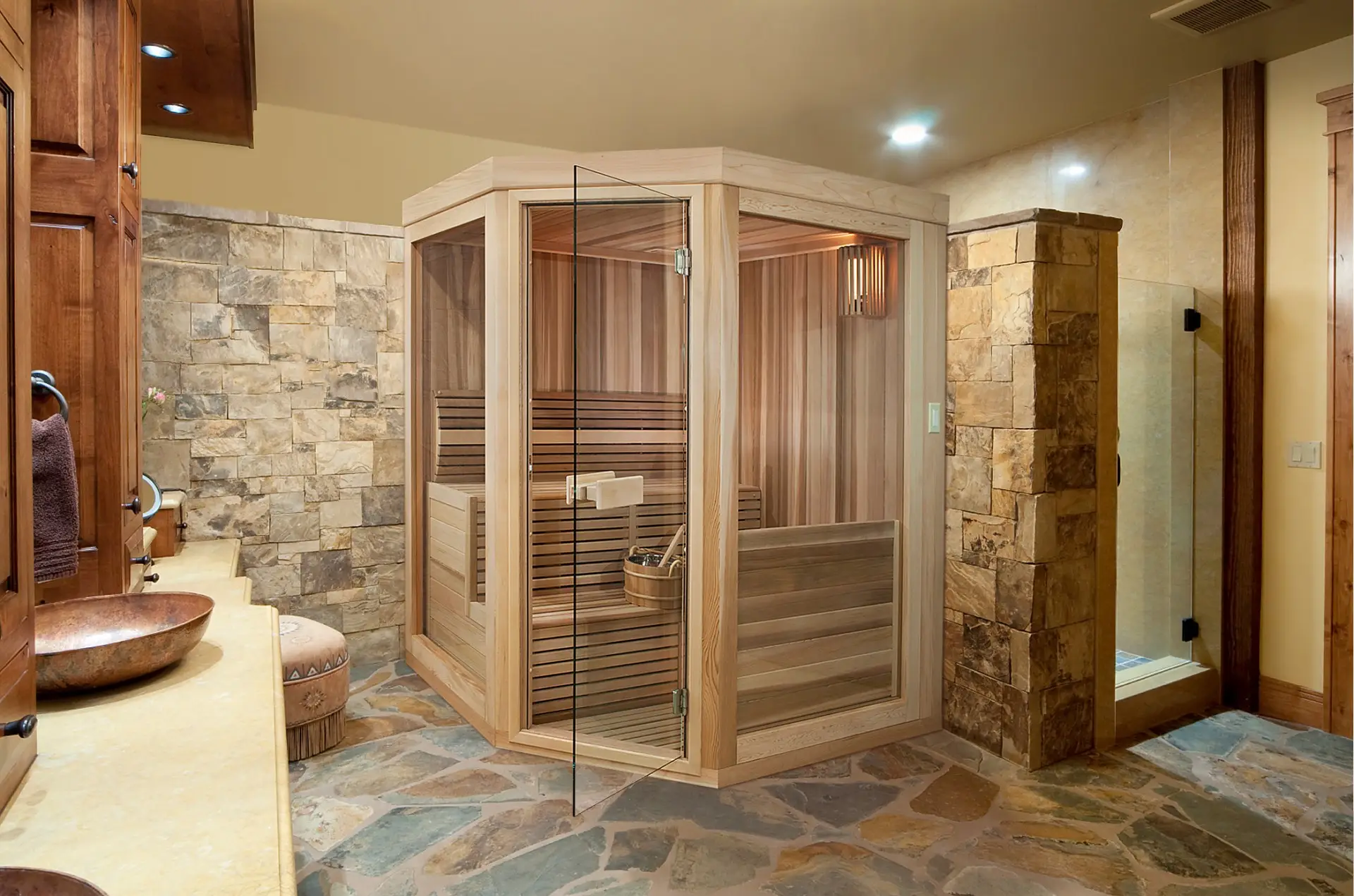 Sauna-in-bath